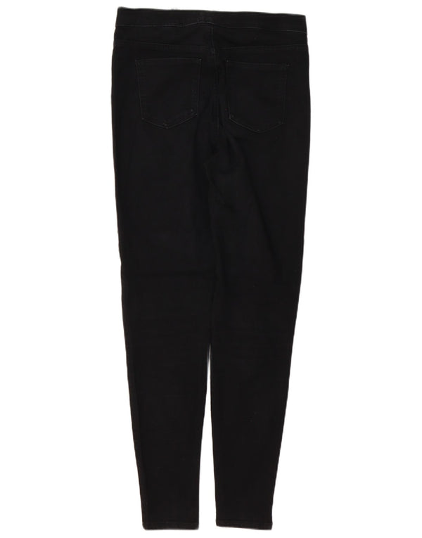 Женские джинсы джеггинсы Marks & Spencer UK 10, маленькие W28 L29, черные, хлопковые
