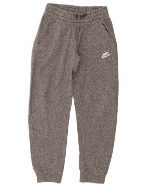 Спортивные брюки Nike для мальчиков, джоггеры, 10–11 лет, средний серый, хлопок