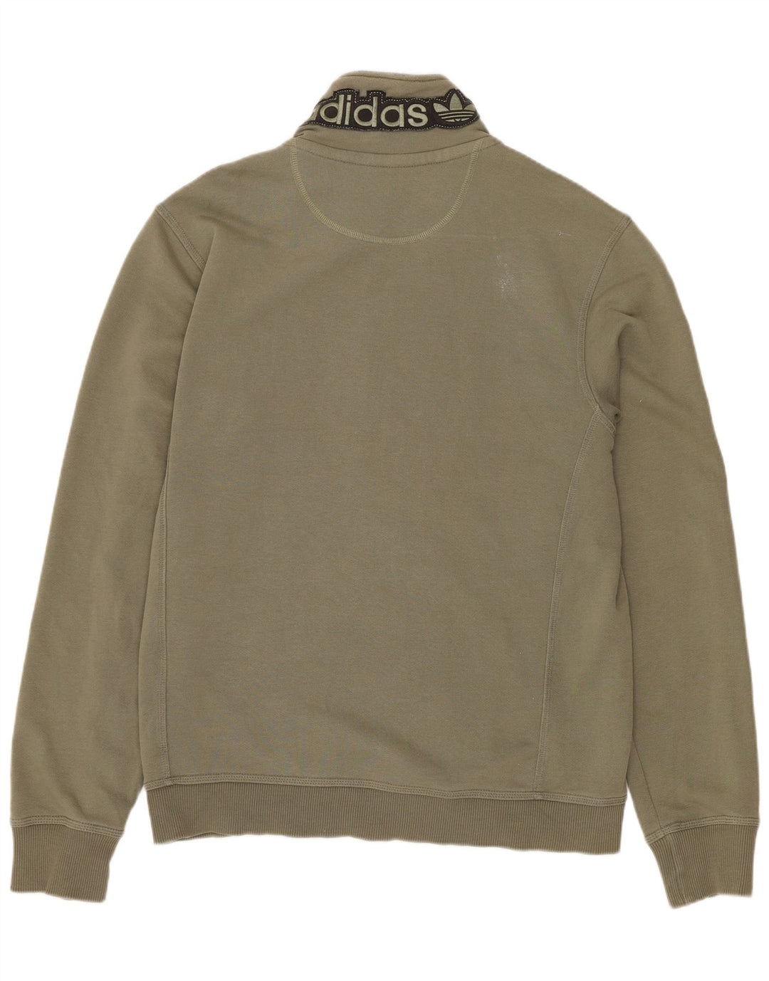 Женский спортивный костюм ADIDAS с графическим рисунком UK 16, большой цвет хаки