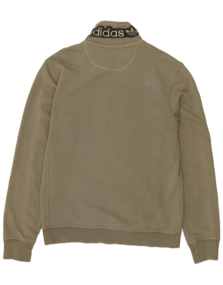 Женский спортивный костюм ADIDAS с графическим рисунком UK 16, большой цвет хаки