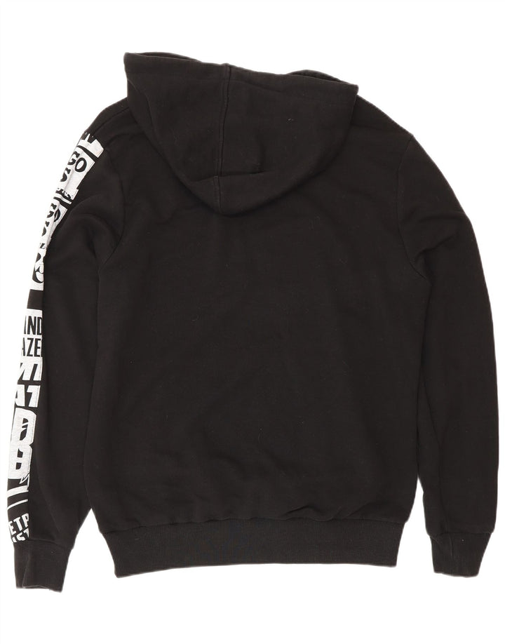 Мужской джемпер с капюшоном New Era NBA, черный, хлопковый, среднего размера