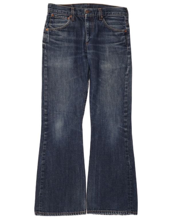 Женские расклешенные джинсы Levi's 516 W31 L32, синий хлопок