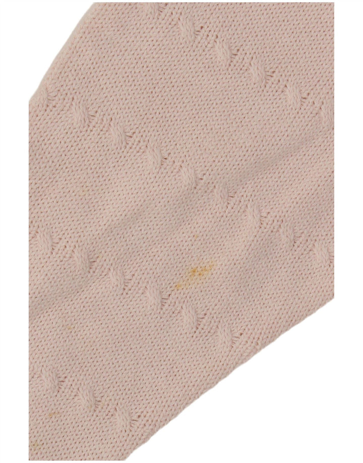 Женский укороченный джемпер с круглым вырезом Portobello’s IT 42, хлопок среднего розового цвета