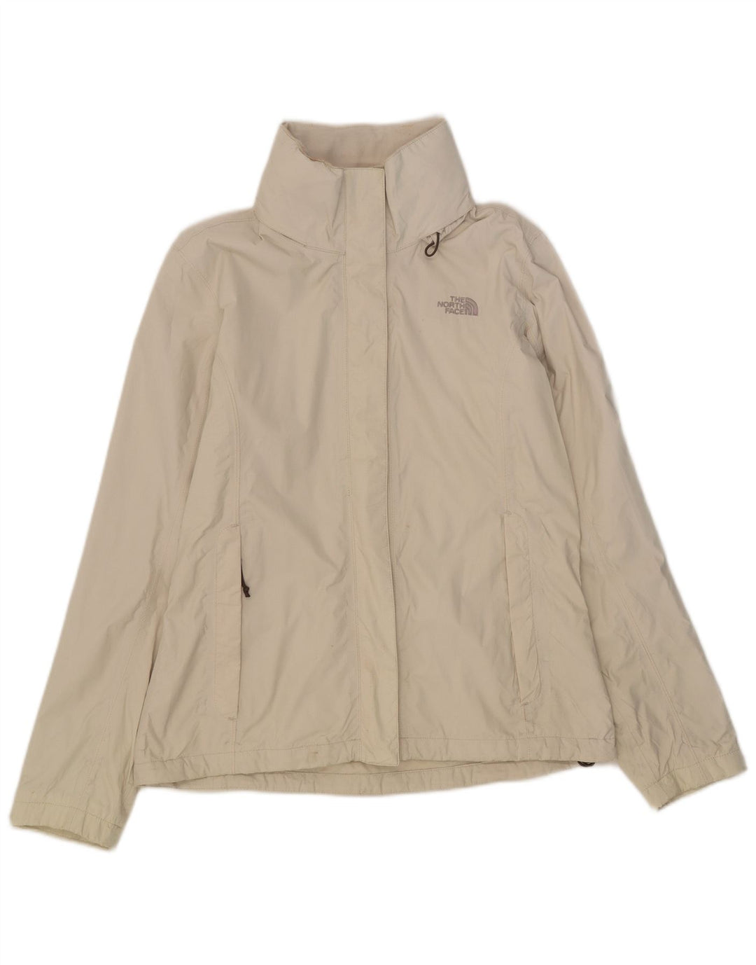Женская дождевик с капюшоном The North Face UK 14, средний белый нейлон