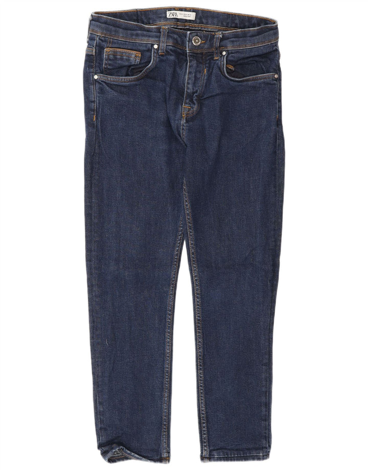 Мужские джинсы узкого кроя Zara EU 42, большие W32 L26, синие