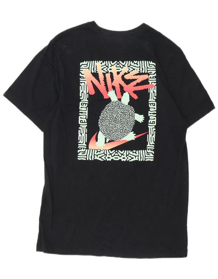 Мужская футболка с рисунком Nike, средний черный