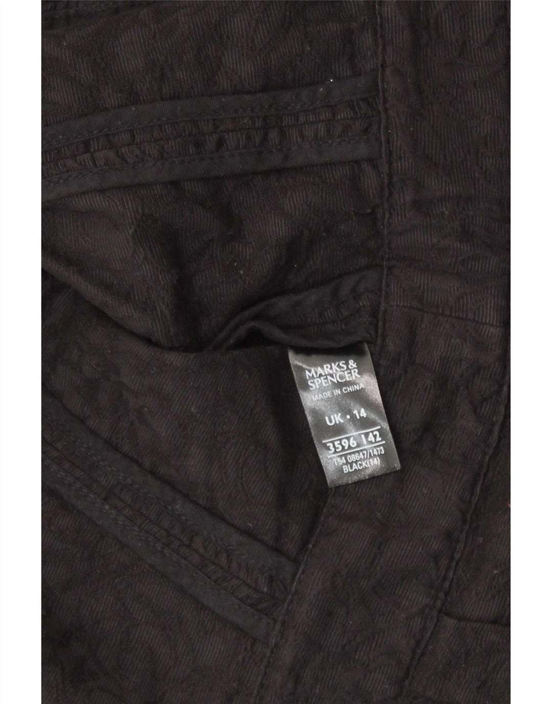 Женский блейзер с укороченным рукавом 3/4 Marks & Spencer, Великобритания 14, большой черный