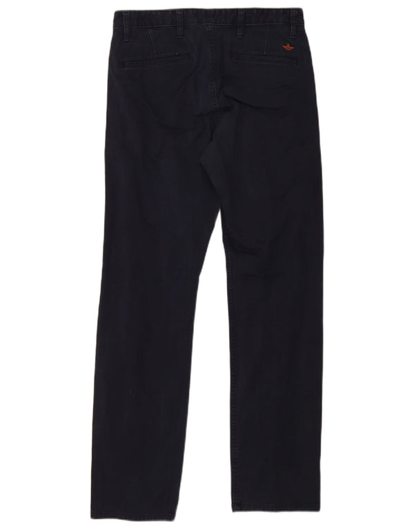 Мужские прямые брюки-чиносы Dockers W30 L32, темно-синие, хлопок