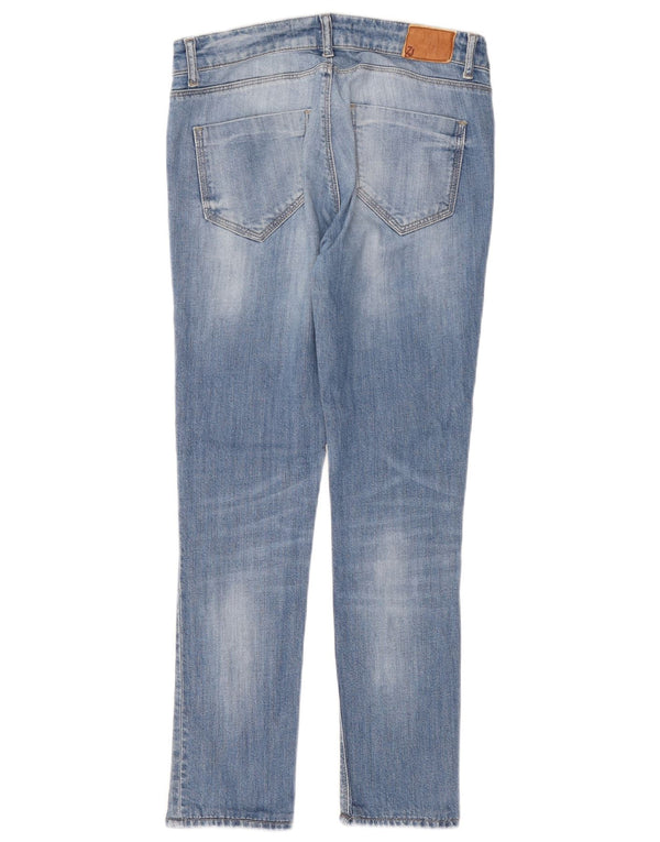 Женские узкие джинсы Zara EU 40 Medium W30 L29 Синие, хлопок