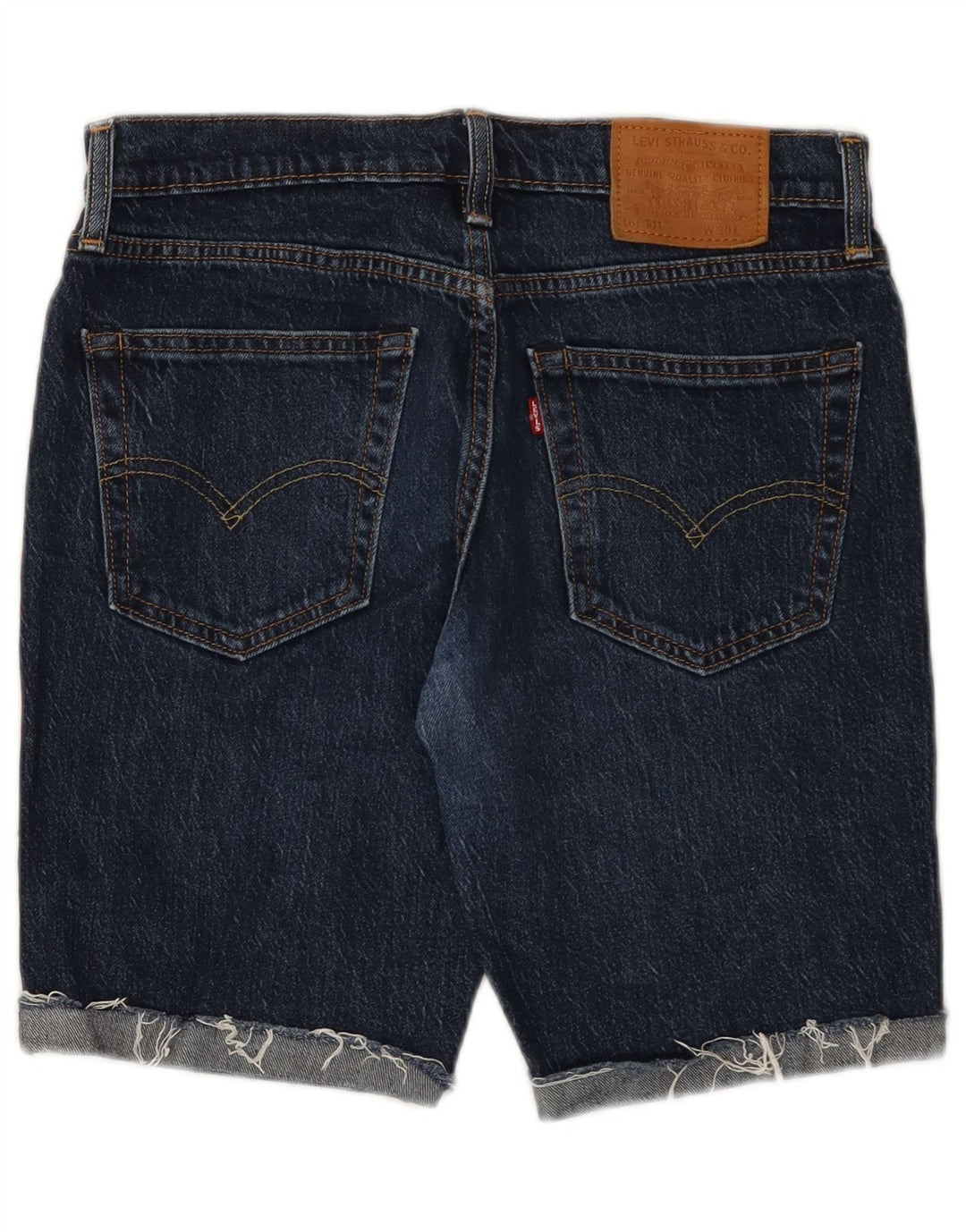Мужские джинсовые шорты Levi's 511 W30, средние, темно-синие, хлопок