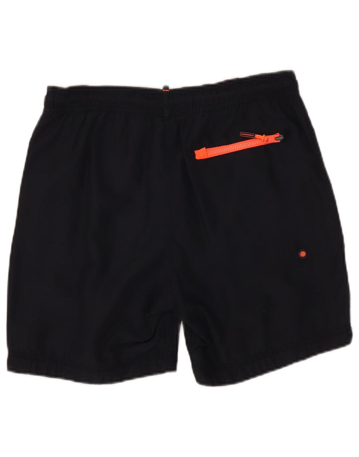 Женские шорты для плавания Superdry с рисунком UK 10, маленькие, темно-синие, полиэстер