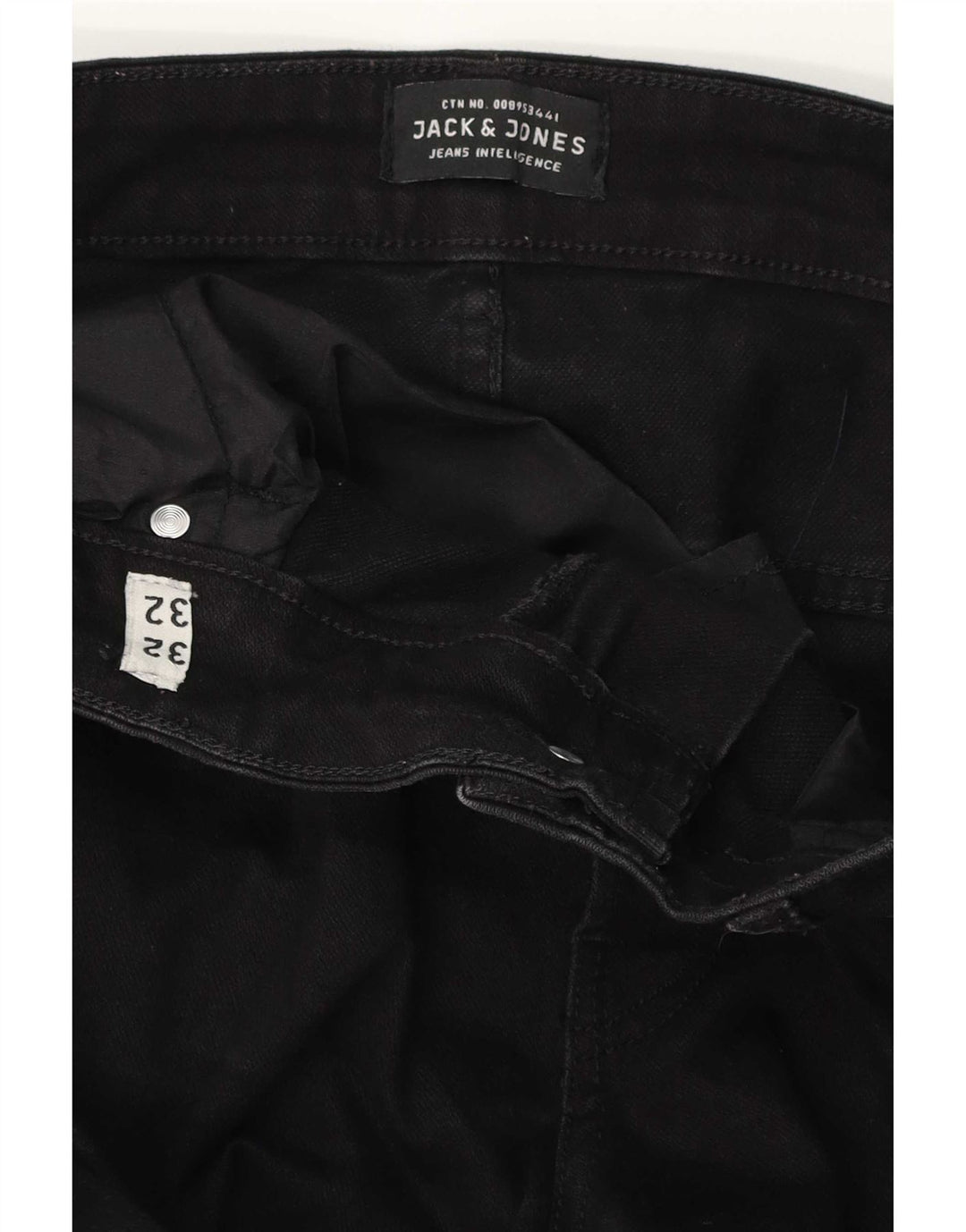 Джинсы мужские узкие Jack & Jones W32 L32 черные