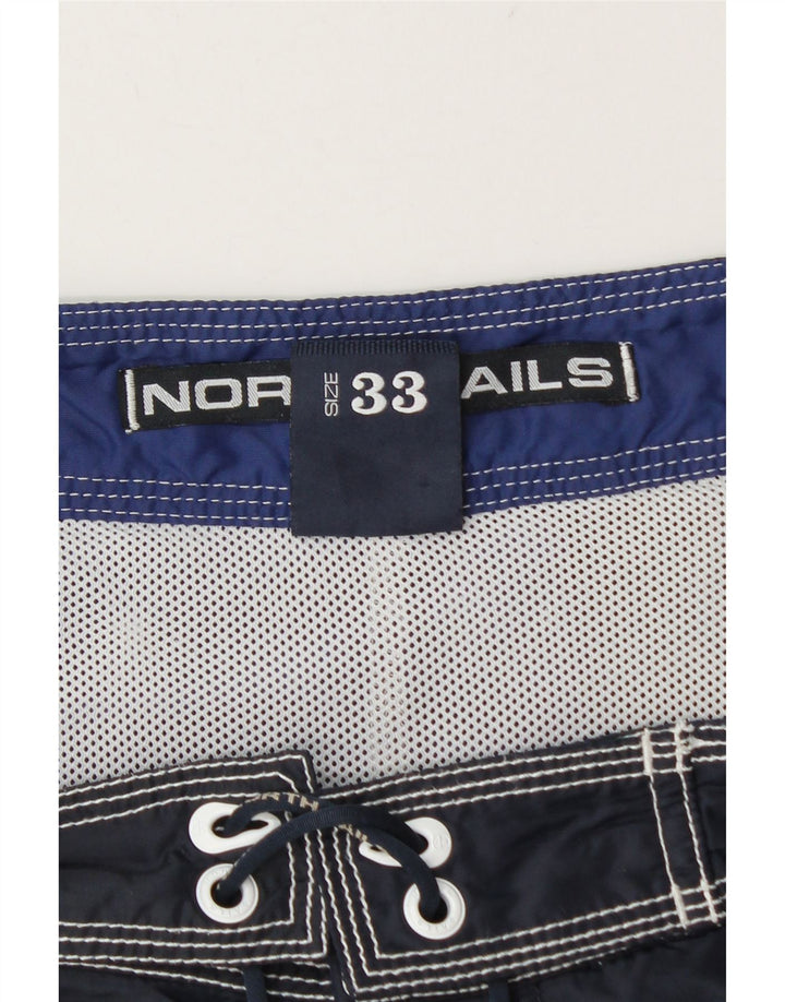 Мужские шорты для плавания North Sails с рисунком, средние, разноцветные, с цветными блоками