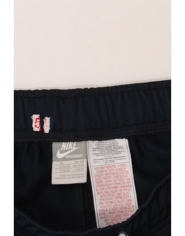 NIKE Womens Tracksuit Trousers UK 16/18 XL  Navy Blue Polyester Vintage Nike and Second-Hand Nike from Messina Hembry 