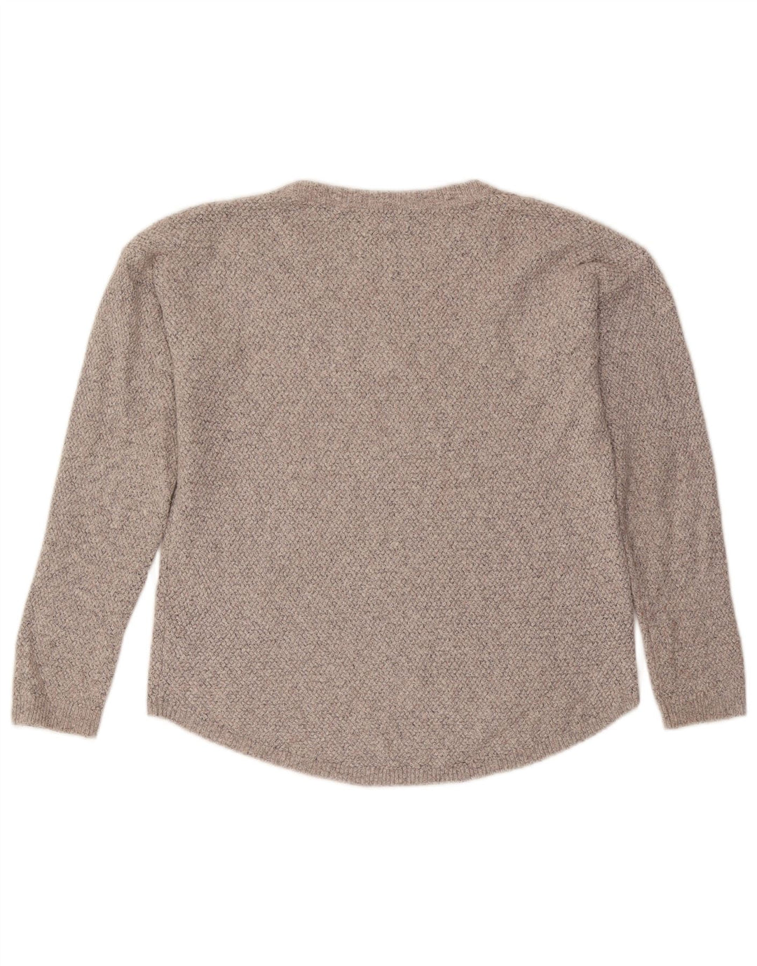 Женский свободный джемпер с вырезом «лодочкой» для толстого лица, маленький серый хлопковый свитер, Великобритания 10