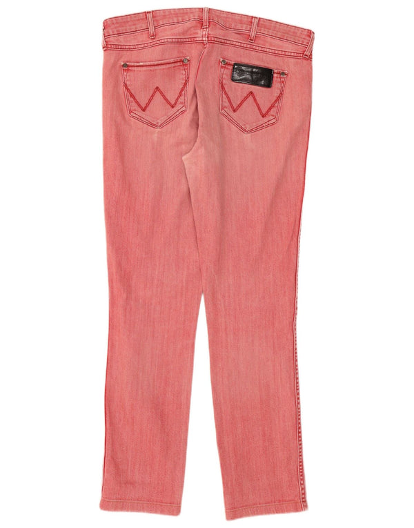 Женские узкие джинсы Wrangler Lia Seasonal WD W33 L31, красный хлопок