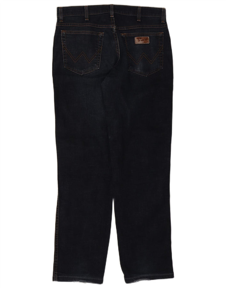 Мужские прямые джинсы WRANGLER Texas Stretch W34 L31, темно-синий хлопок
