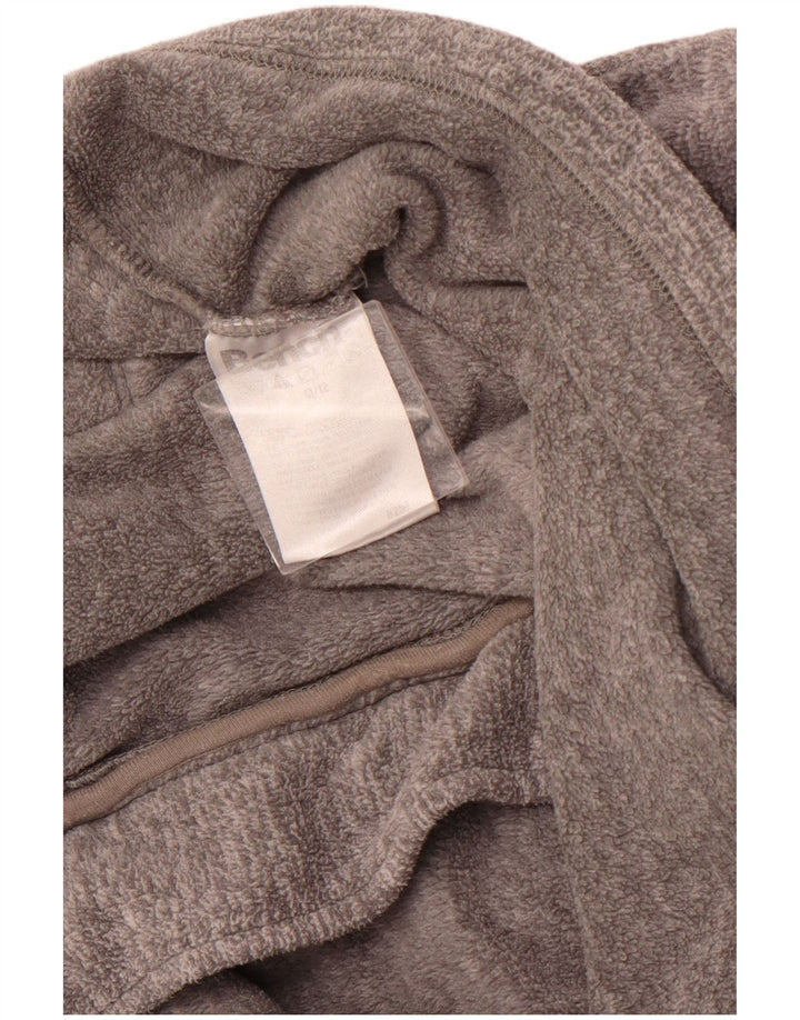 Женская флисовая куртка с рисунком BENCH UK 12, полиэстер среднего серого цвета