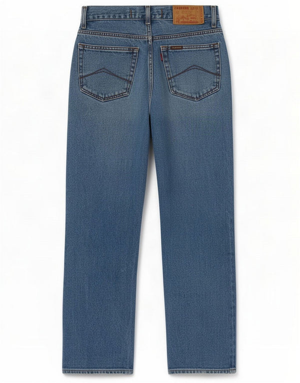 Carrera Mens 700 Straight Jeans W31 L28 Синий хлопок