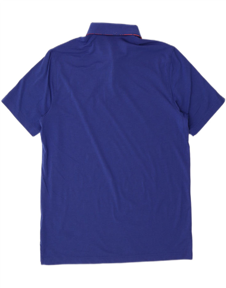 ADIDAS Mens UEFA Champions League Polo Shirt Medium Blue Polyester Vintage Adidas and Second-Hand Adidas from Messina Hembry 