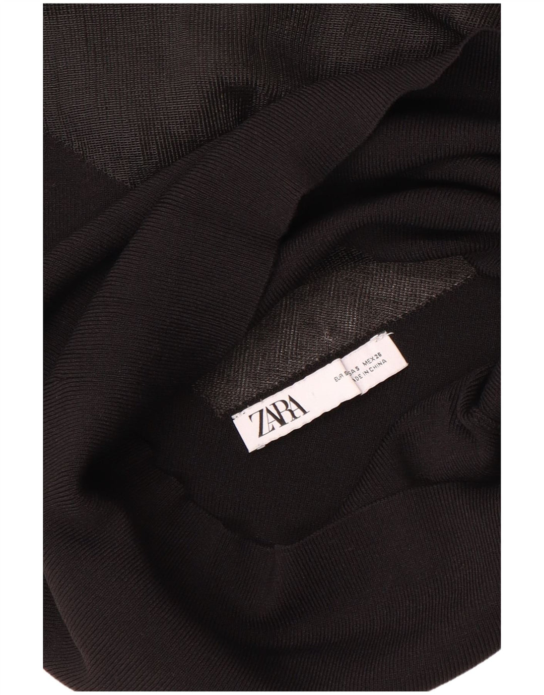 Женская прозрачная блузка Zara UK 8, маленькая черная