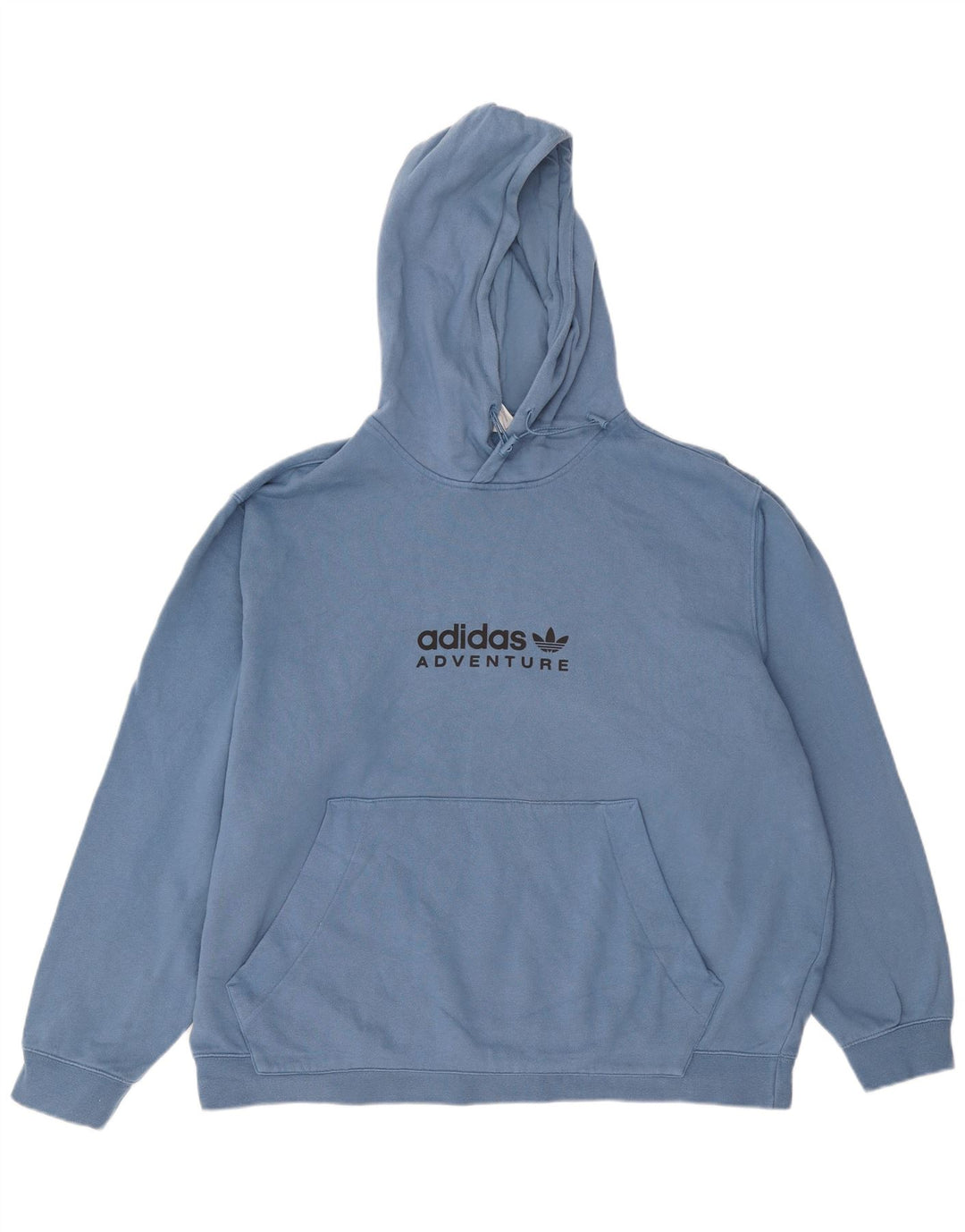 Мужской джемпер с капюшоном ADIDAS Adventure Graphic 2XL, синий хлопок