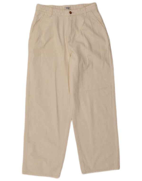 Женские укороченные джинсы с завышенной талией Wrangler W29 L29 Off White