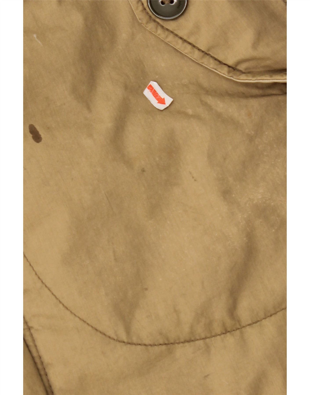 Мужское стеганое пальто EDWIN UK 38, средний бежевый, хлопок