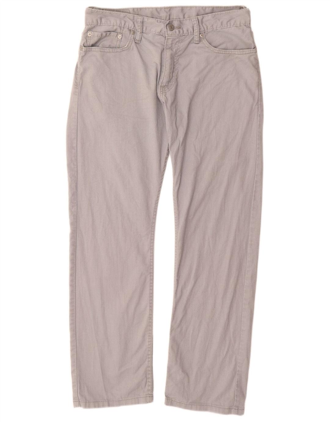 Мужские прямые джинсы Levi's 514 W32 L30 серые, хлопок