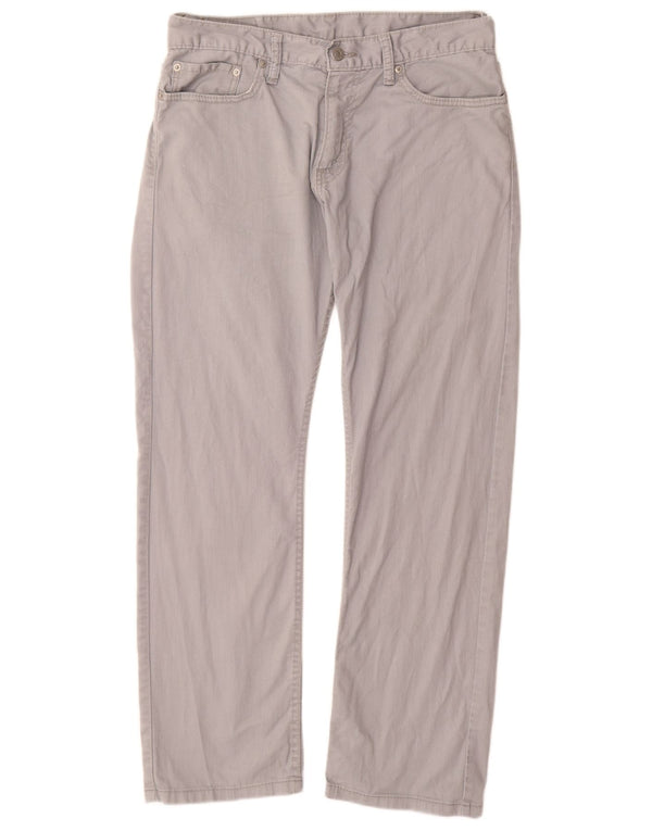 Мужские прямые джинсы Levi's 514 W32 L30 серые, хлопок