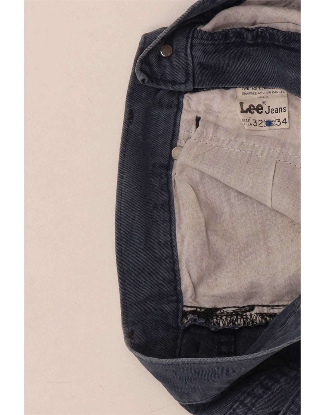 Женские джинсовые шорты Lee W32, большие синие, хлопок