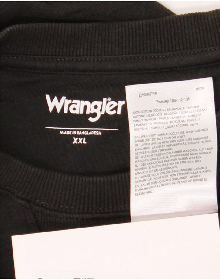 Мужской свитер Wrangler 2XL, черный хлопок
