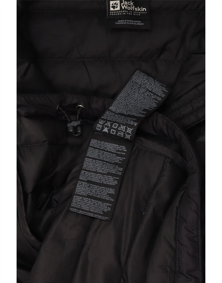 Мужская стеганая куртка Jack Wolfskin UK 42 XL, черный полиэстер