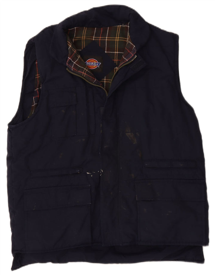 Мужской жилет Dickies Utility Gilet UK 40, большой темно-синий, полиэстер