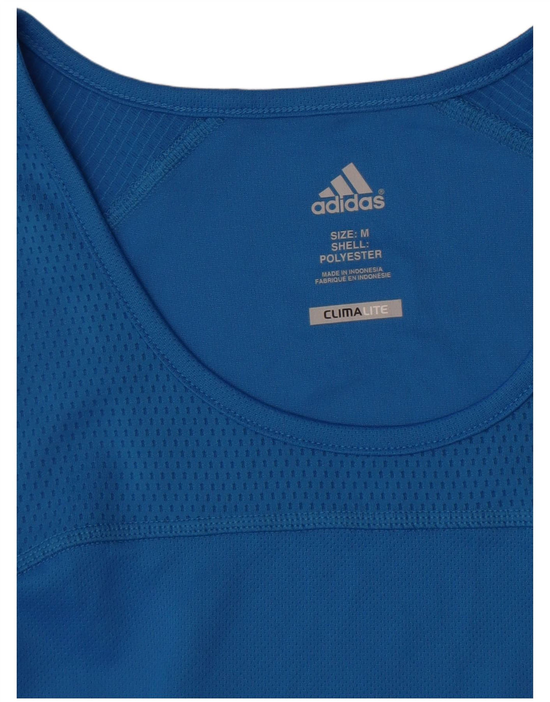 Мужской жилет Adidas Climalite, средний синий полиэстер