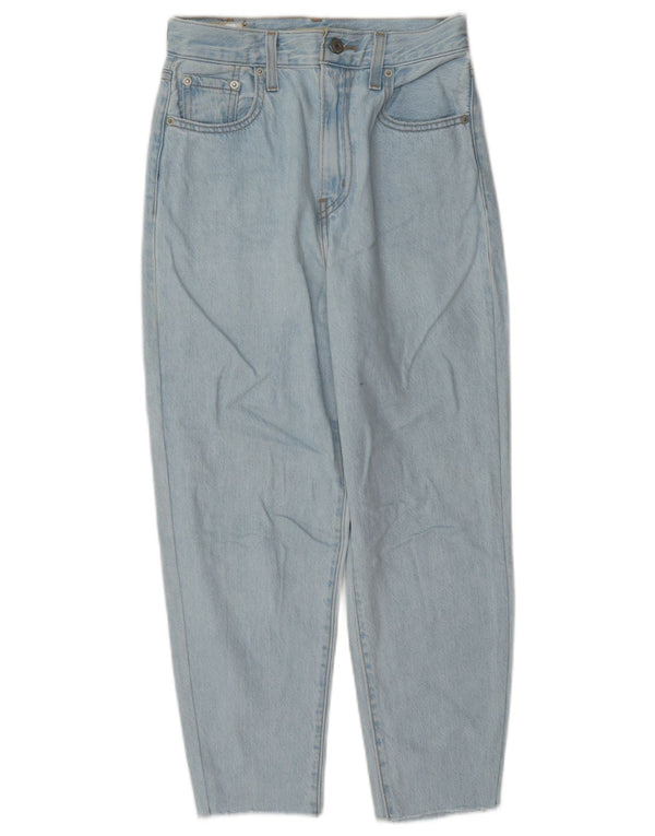 Женские зауженные джинсы Levi's с высокой талией W24 L24, синий хлопок