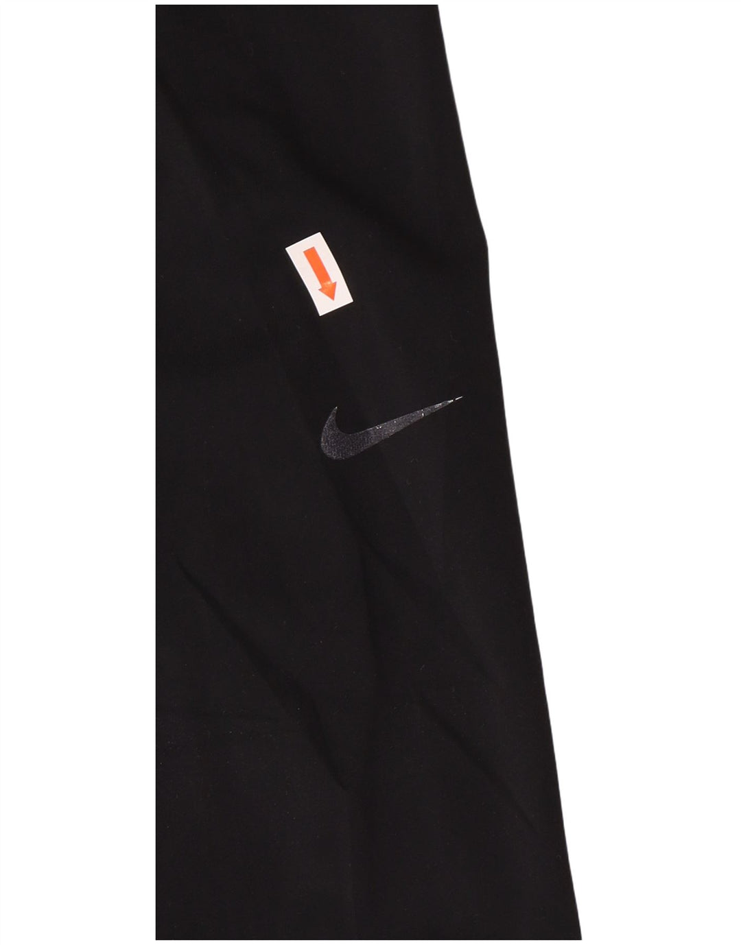 Женские леггинсы с рисунком Nike Dri Fit UK 12, средний черный, полиэстер, спортивные