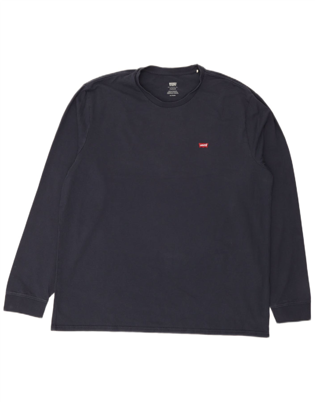 Мужской стандартный топ Levi's с длинным рукавом XL, темно-синий, хлопок