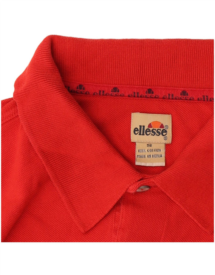 Мужская рубашка-поло Ellesse, маленькая оранжевая, хлопок