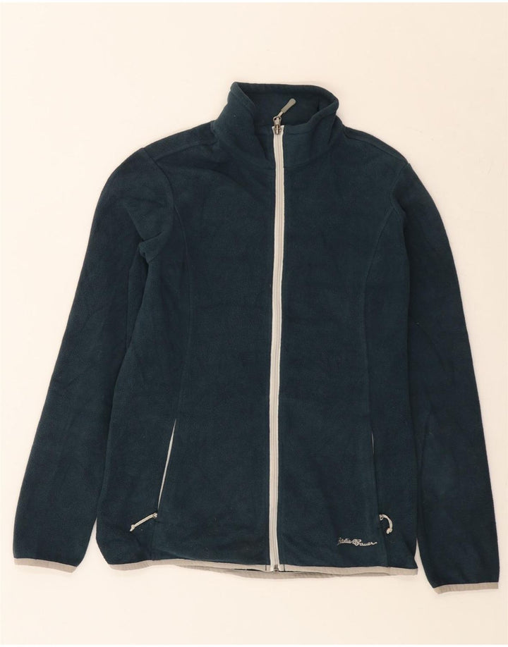 Женская флисовая куртка Eddie Bauer UK 12, средний темно-синий полиэстер