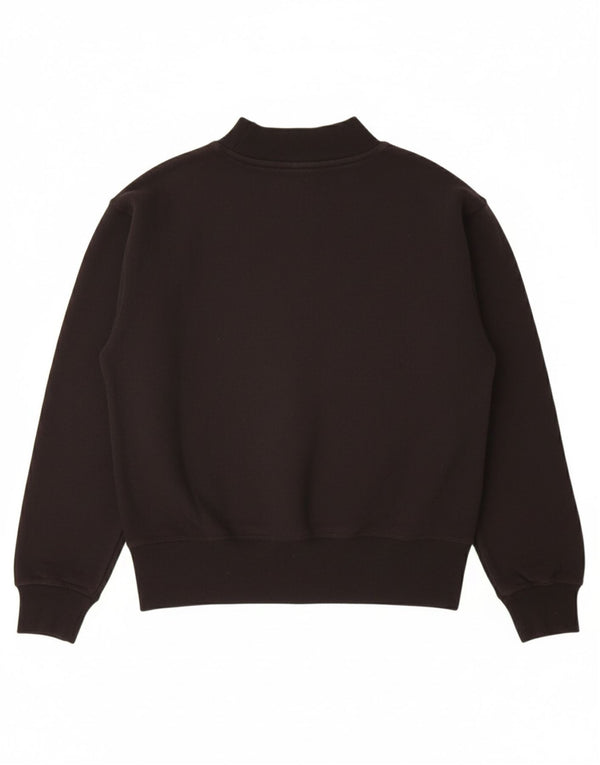 Свитшот с рисунком CHAMPION для девочек, 11–12 лет, большой размер, черный хлопок, хлопок