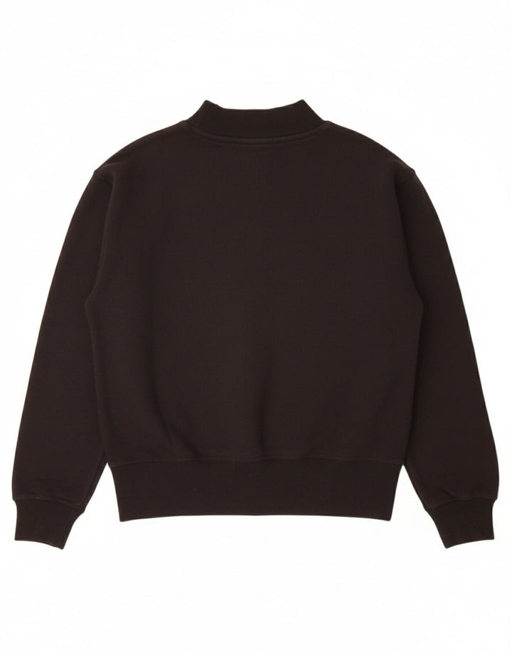 Свитшот с рисунком CHAMPION для девочек, 11–12 лет, большой размер, черный хлопок, хлопок