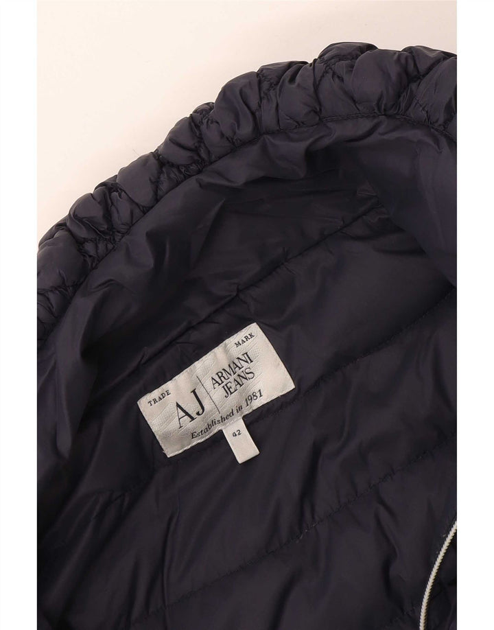 Женская стеганая куртка Armani Jeans IT 42 Medium Navy Blue
