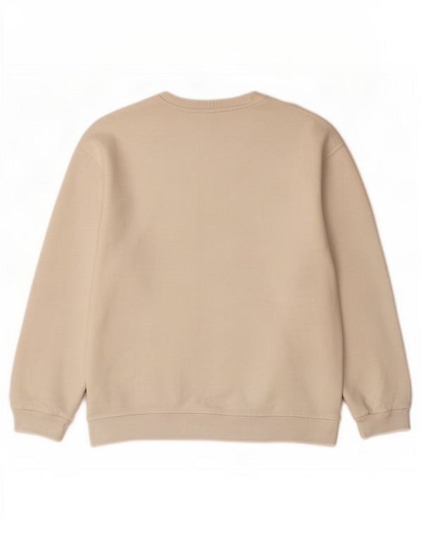 Женский джемпер оверсайз с рисунком Zara UK 10, маленький белый полиэстер