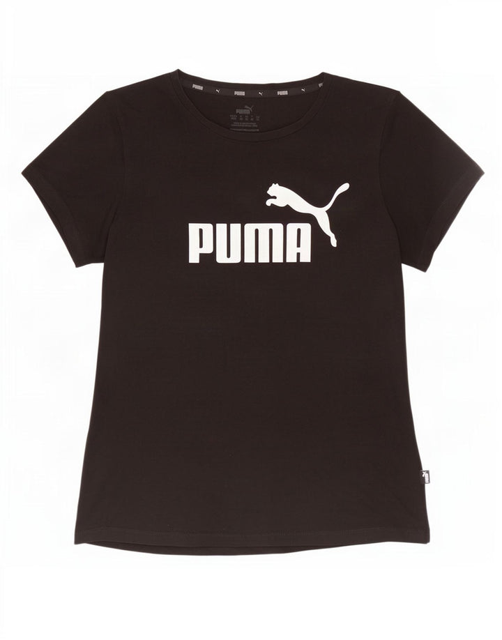 Женская футболка с рисунком Puma Top UK 12, средний черный