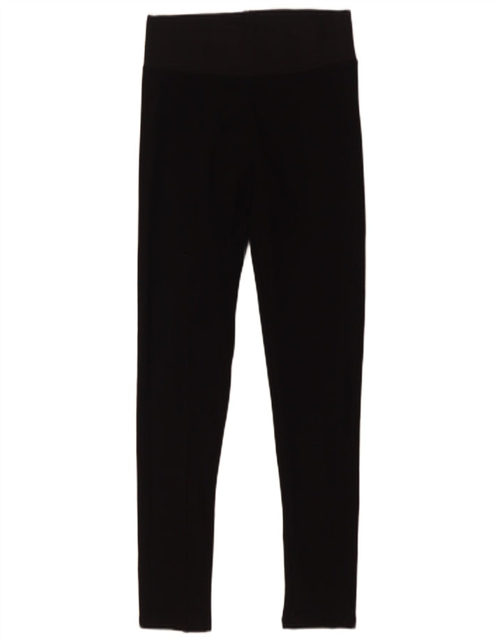 Женские леггинсы Zara UK 8, маленькие черные из вискозы