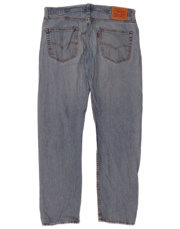 Мужские прямые джинсы Levi's 502 W33 L32 синие, хлопок