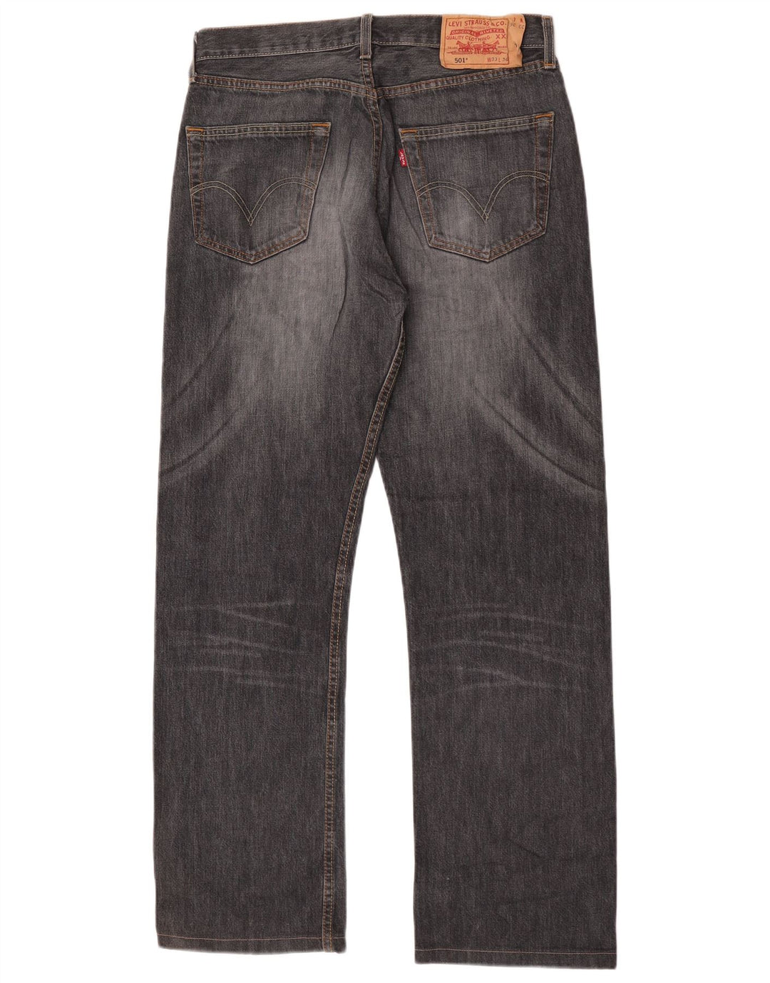 Мужские прямые джинсы Levi's 501 W33 L30 серые