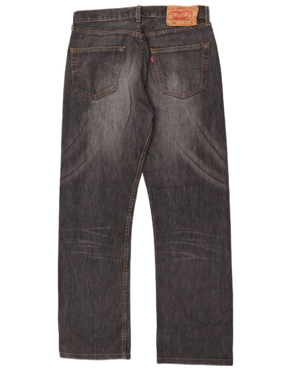 Мужские прямые джинсы Levi's 501 W33 L30 серые