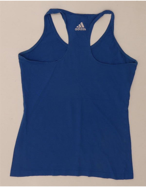 Женский жилет Adidas с графическим рисунком, Великобритания, маленький синий хлопок, 8/10